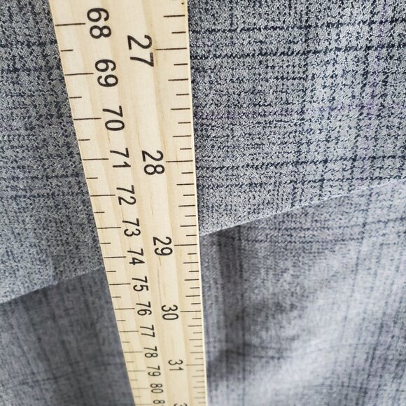 Royal Diamond Suit Mens 56R 50x26 Gray Plaid Wool Three Piece Set - Picture 10 of 16